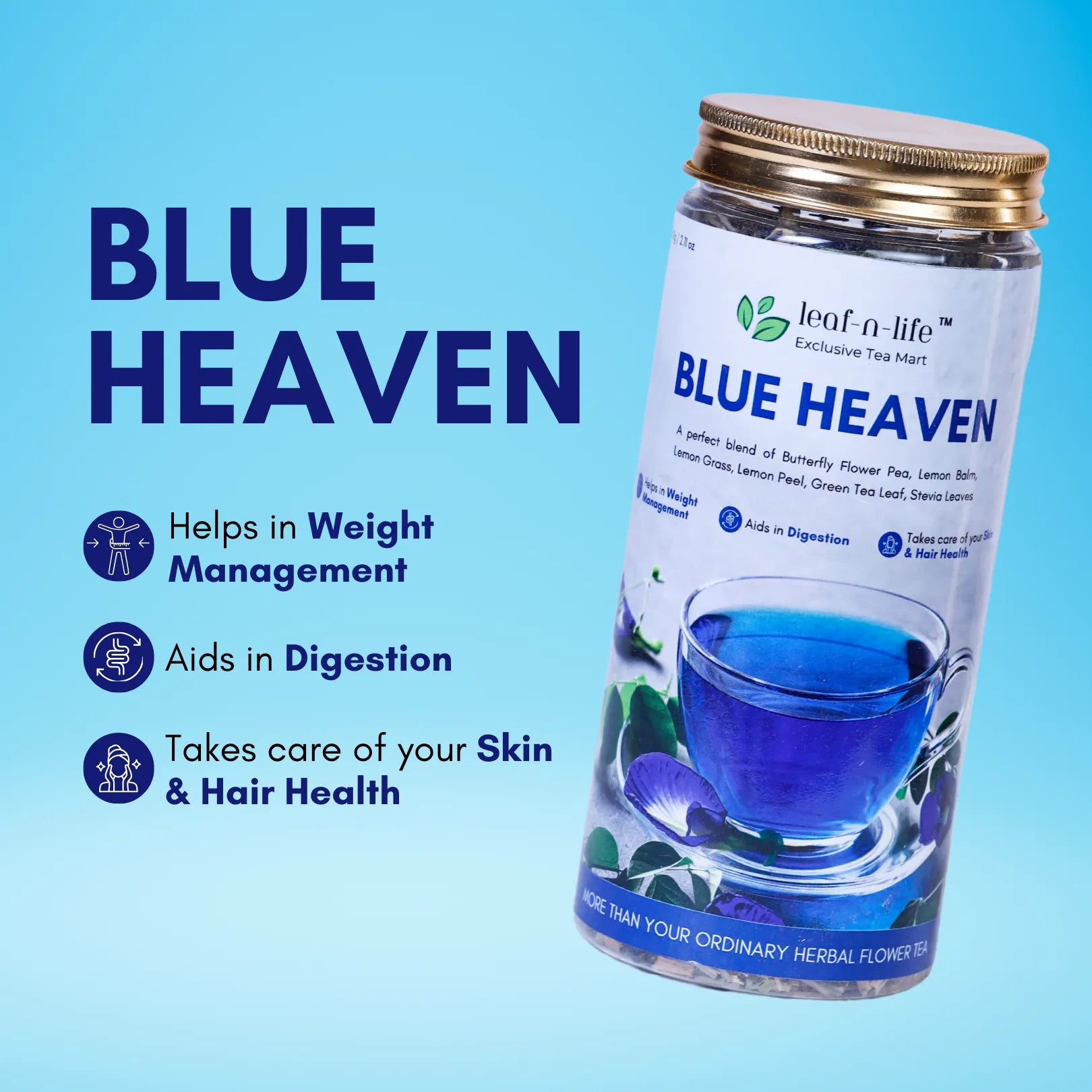 Blue Heaven – Butterfly Pea Tea for Weight Management