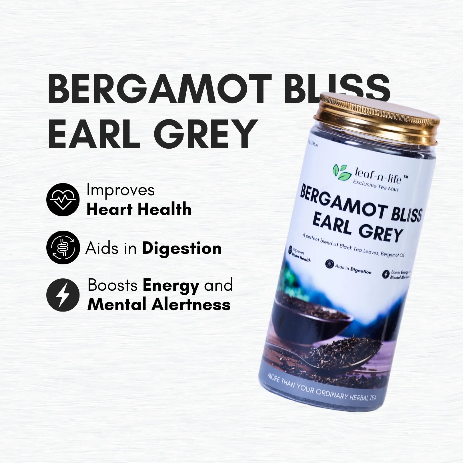 Bergamot Bliss Earl Grey – Earl Grey Tea for Energy & High Tea
