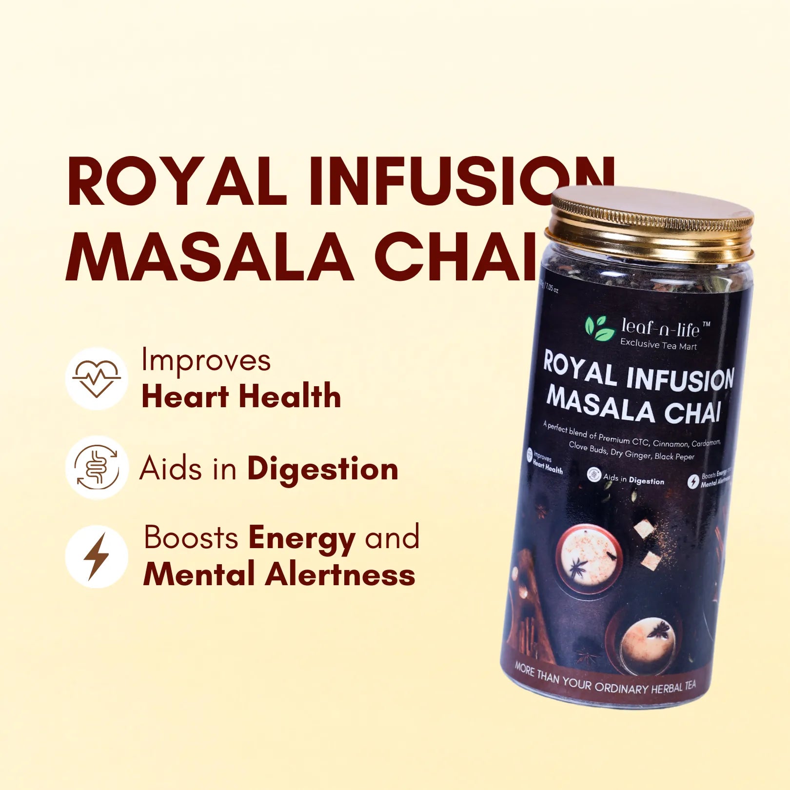 Royal Infusion Masala Chai – Premium CTC Chai for Energy & Digestion