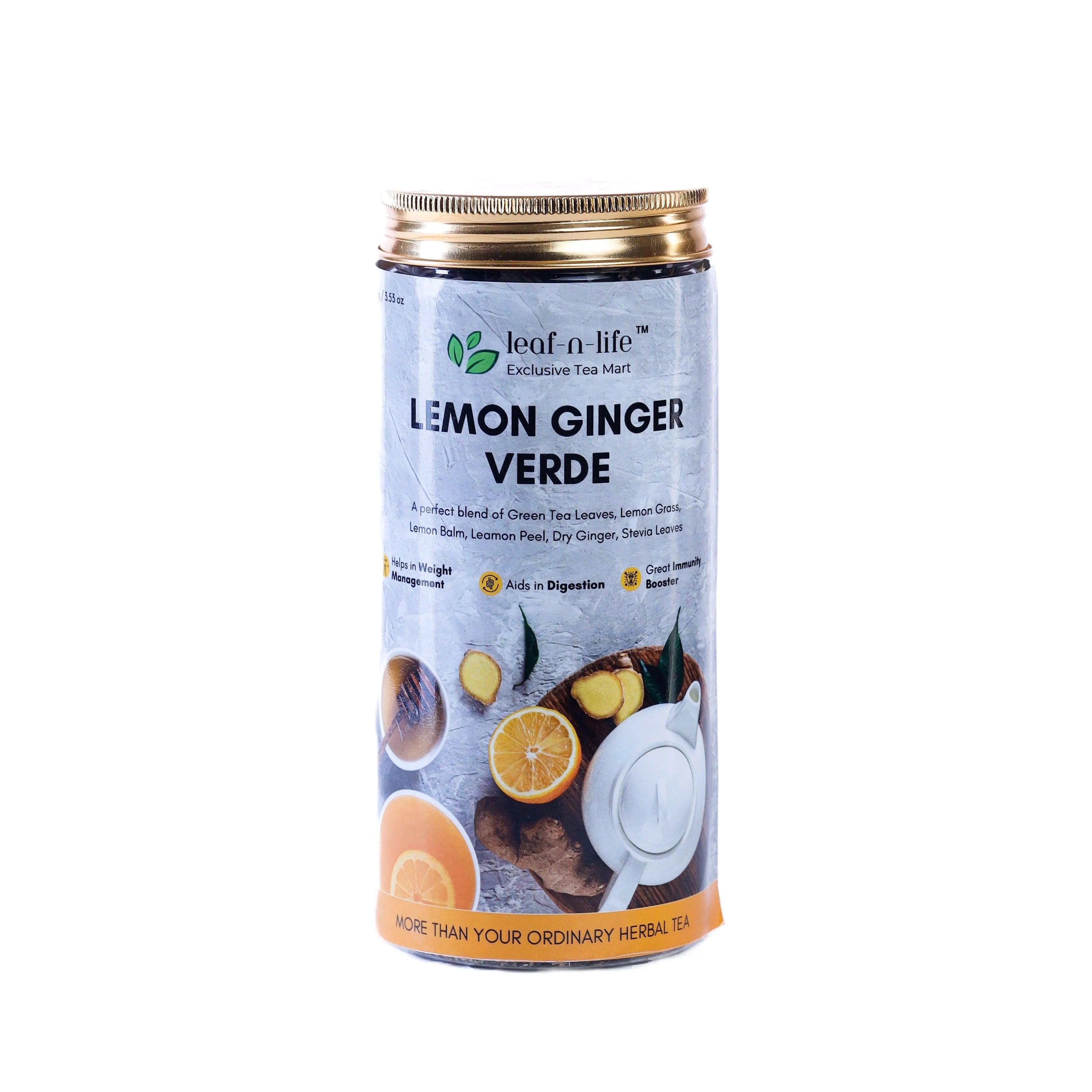 Lemon Ginger Verde – Detox & Digestion Support
