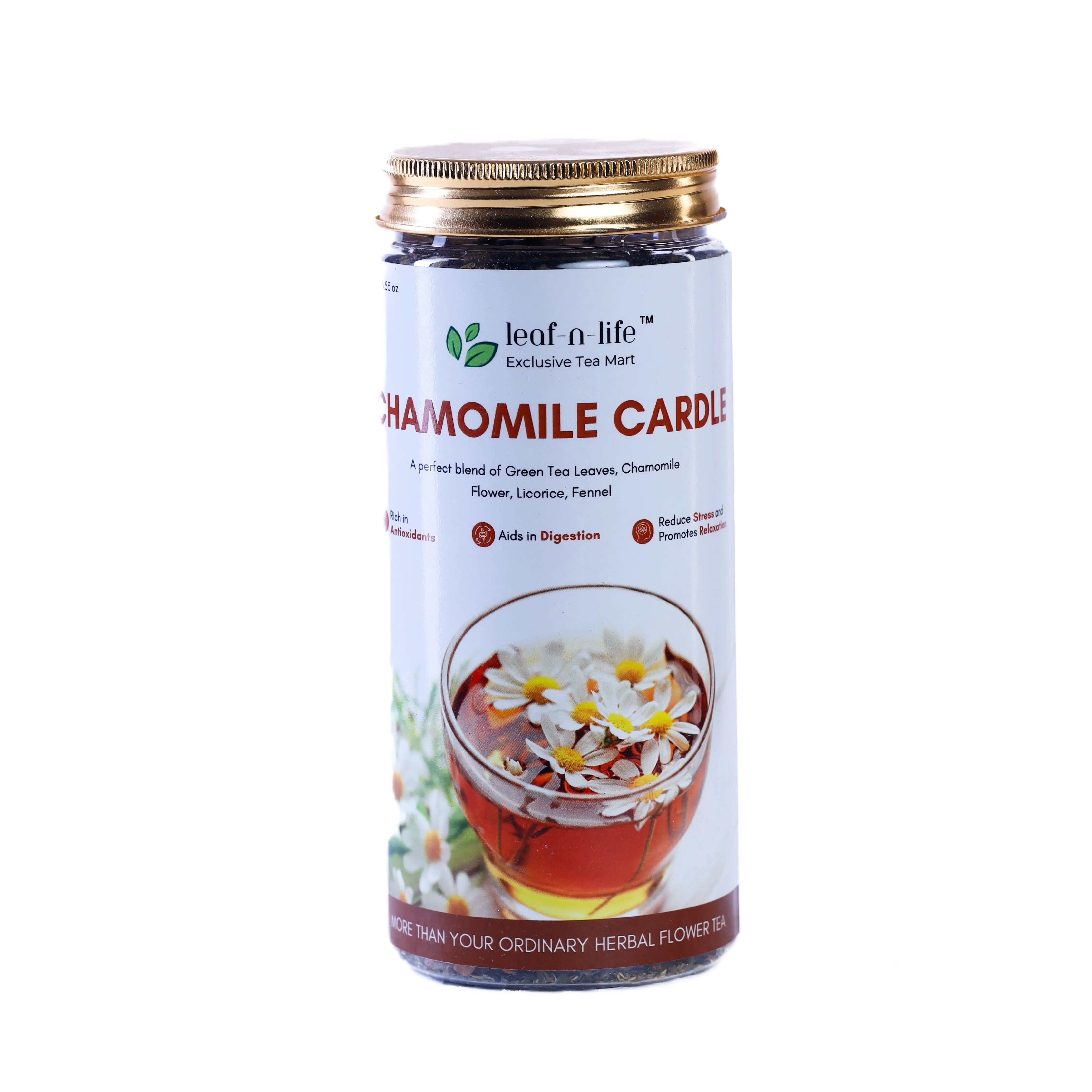 Chamomile Cardle – Chamomile Green Tea | Sleep & Anxiety Relief