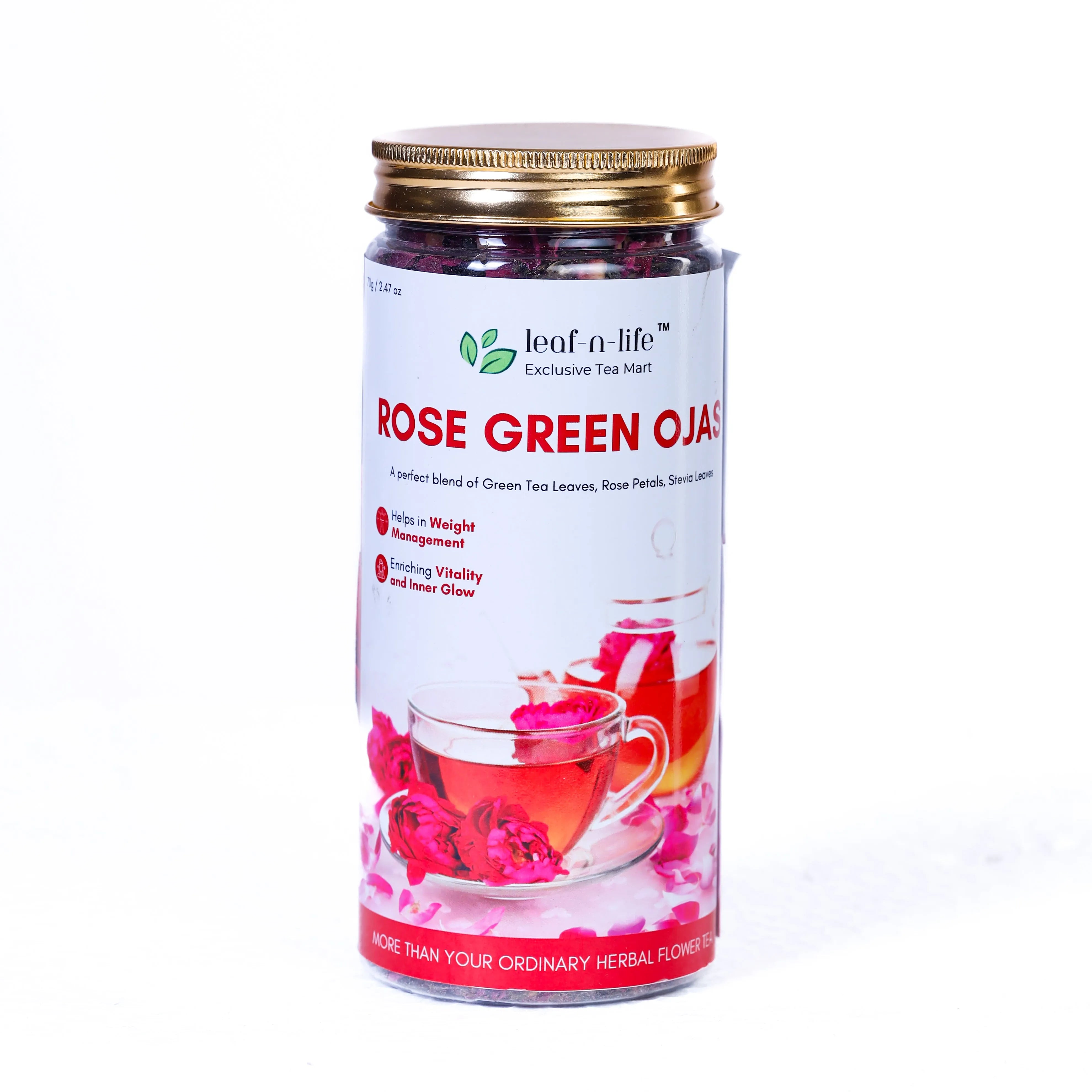 Rose Green Ojas – Rose Green Tea for Glowing Skin