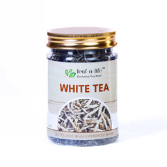 White Tea | Pure White Tea | Antioxidant Rich & Light Brew | Handpicked Buds | Loose Leaf Luxury Sips | Caffeine Light | Premium Wellness Jar