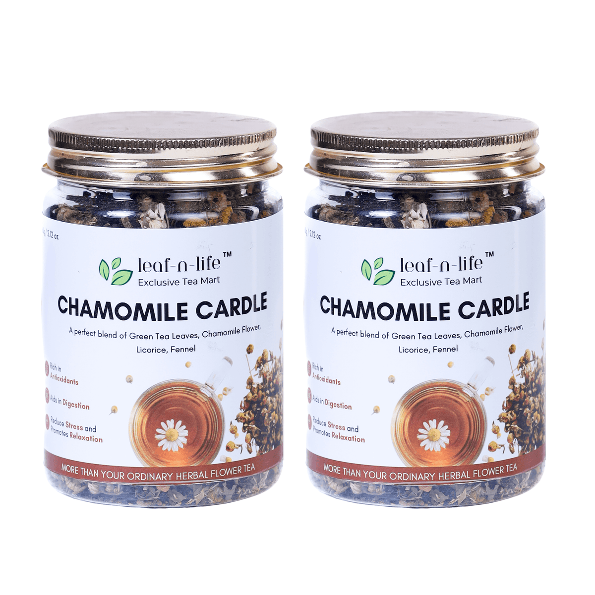 (Super Saver) Chamomile Cardle – Chamomile Green Tea | Sleep & Anxiety Relief (Copy) - leafnlife1