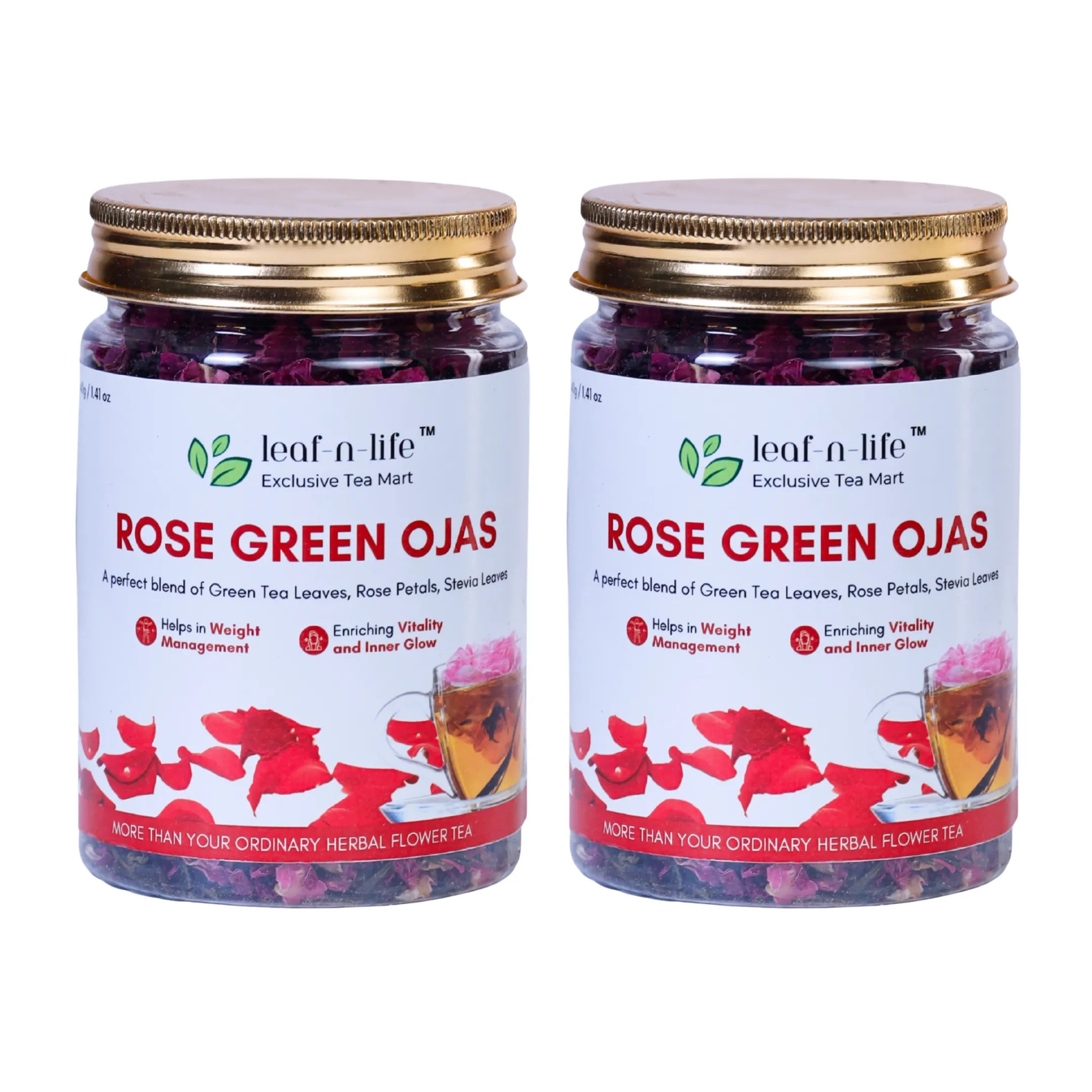 Rose Green Ojas – Rose Green Tea for Glowing Skin